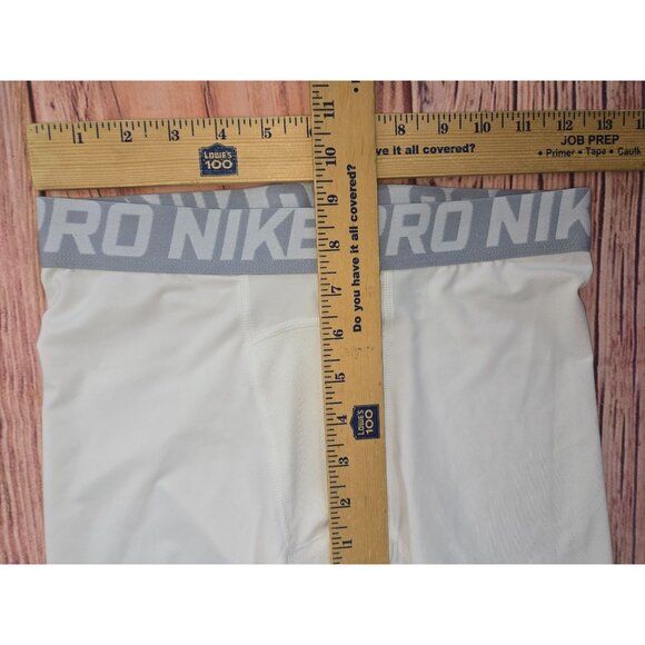 Nike Pro Dri-FIT White Compression Tights Large - Picture 8 of 9